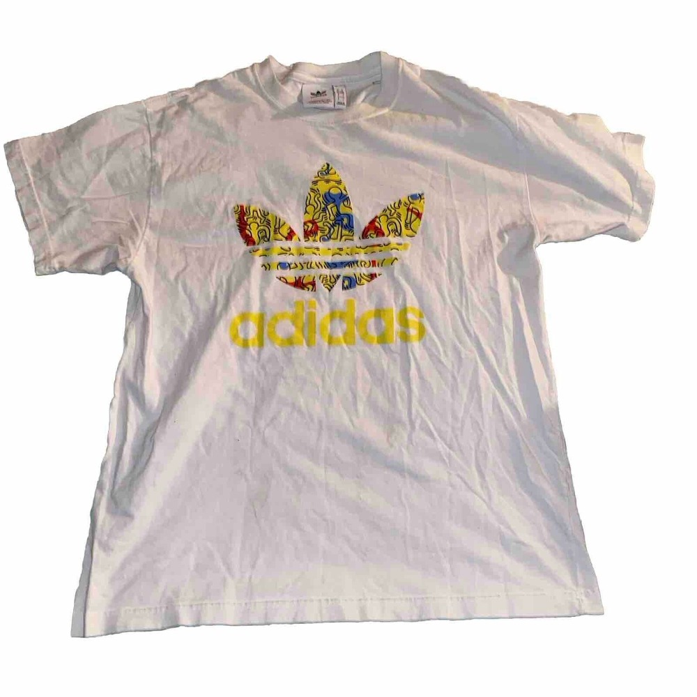 Adidas Originals Keith‎ Haring T-Shirt Men Size Large Trefoil
